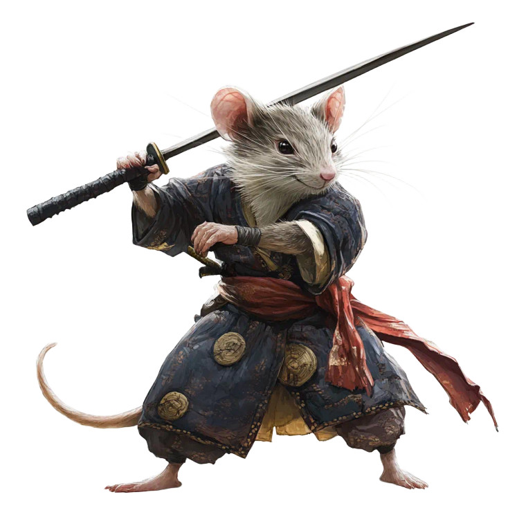 Ratman Weapon Master Vinyl Car Decal Sticker – Waterproof & UV-Resistant 8"