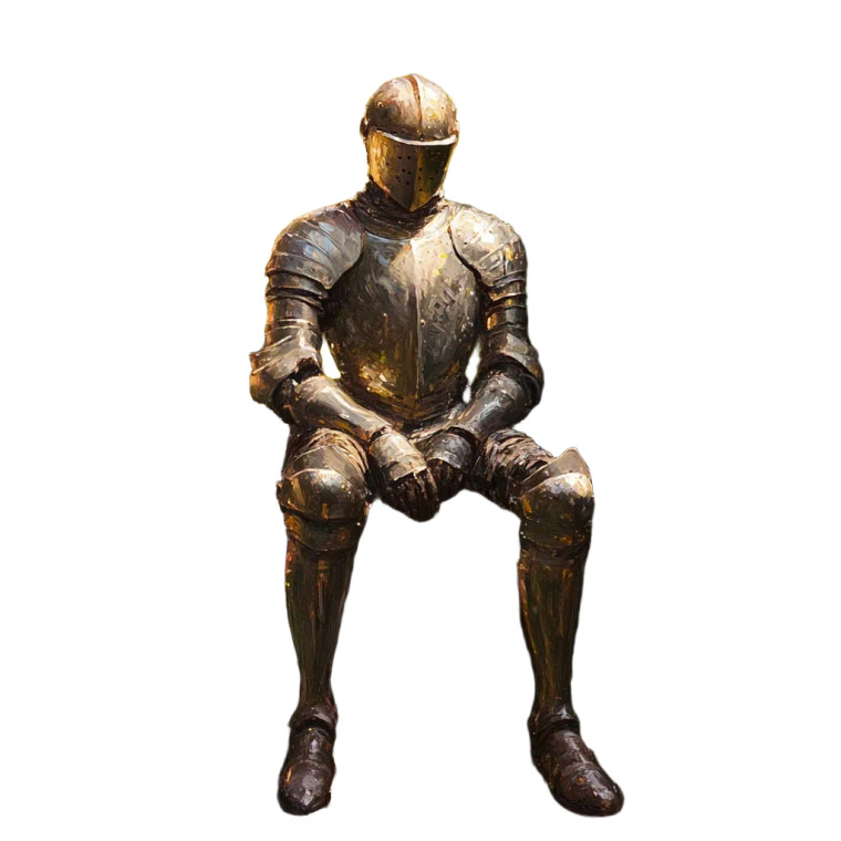 Ancient Armor Garden Vinyl Car Decal Sticker – Waterproof & UV-Resistant 8"