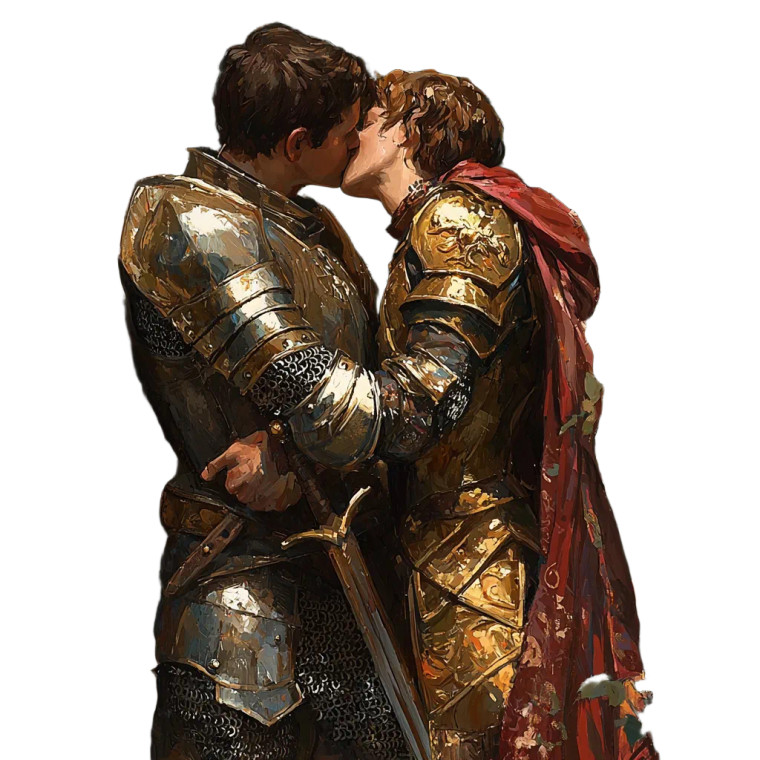 Knight And Prince Vinyl Car Decal Sticker – Waterproof & UV-Resistant 8"