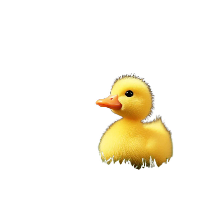 Yellow Duck V6 Vinyl Car Decal Sticker – Waterproof & UV-Resistant 8"