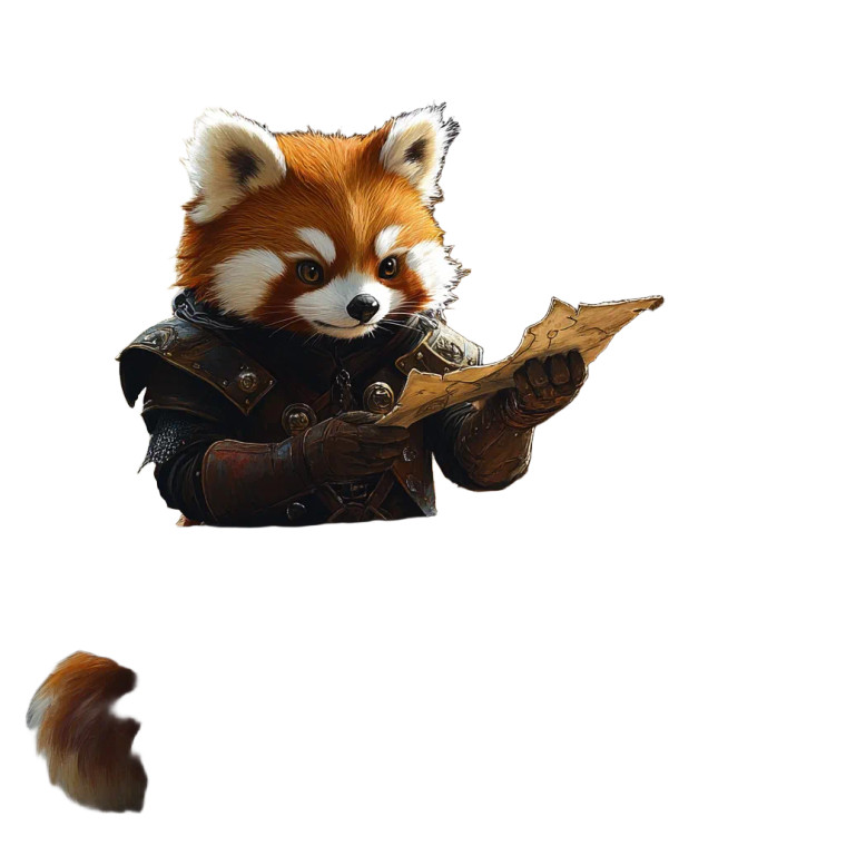 Humblewood Red Panda Vinyl Car Decal Sticker – Waterproof & UV-Resistant 8"