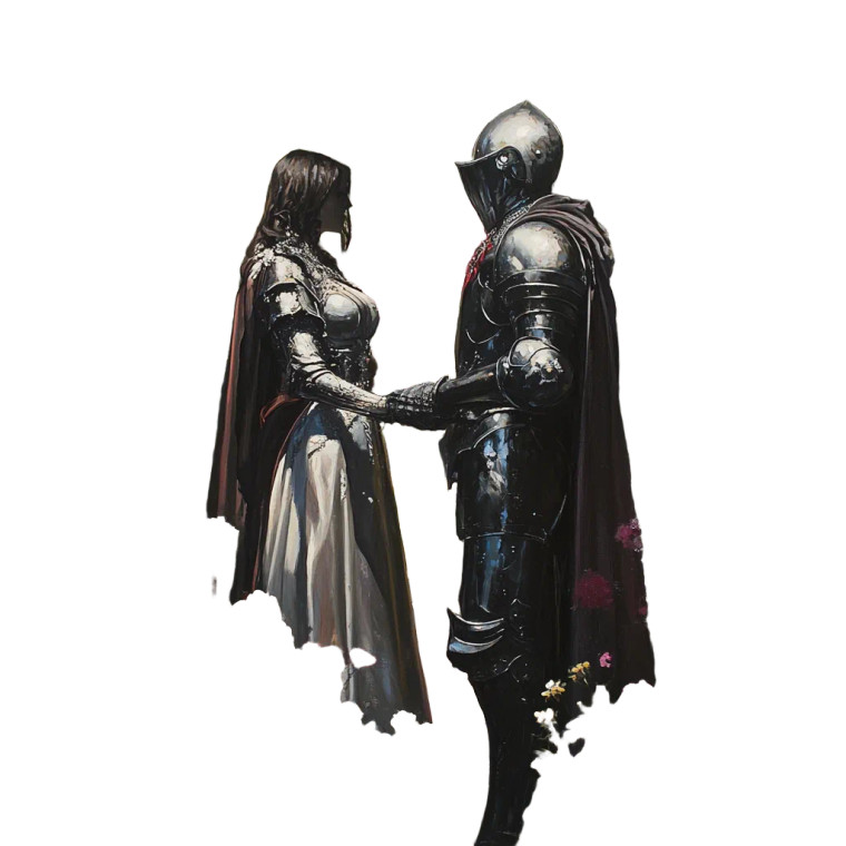 Gothic Futurism Duo Vinyl Car Decal Sticker – Waterproof & UV-Resistant 8"