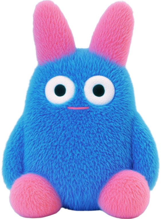 Pastel Plush Bunny Vinyl Car Decal Sticker – Waterproof & UV-Resistant 8"