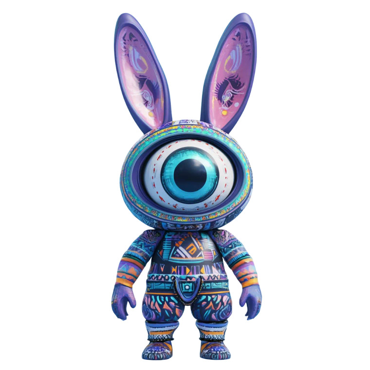 Alien Doll Design Vinyl Car Decal Sticker – Waterproof & UV-Resistant 8"