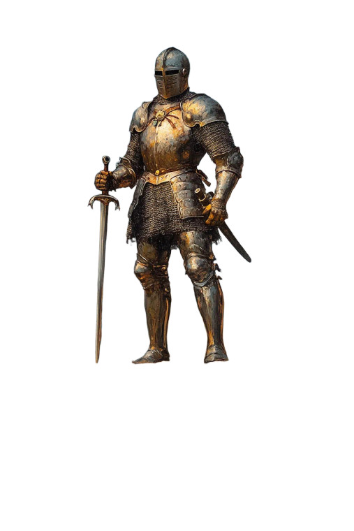 Knight Bayard Vinyl Car Decal Sticker – Waterproof & UV-Resistant 8"