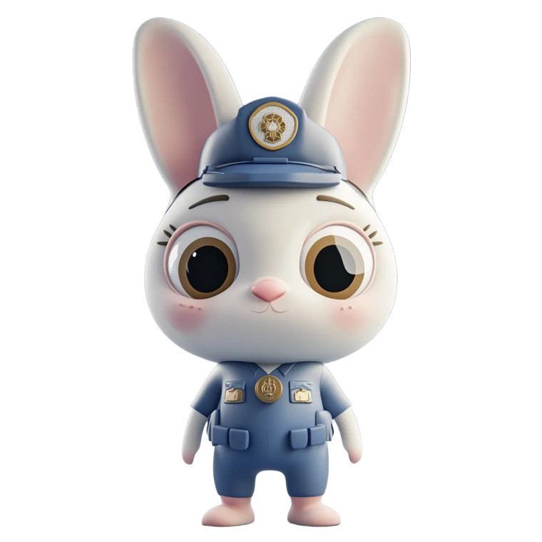 Cute Sd Animal Characters Vinyl Car Decal Sticker – Waterproof & UV-Resistant 8"