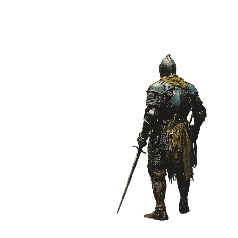 Ambushing Knight Vinyl Car Decal Sticker – Waterproof & UV-Resistant 8"