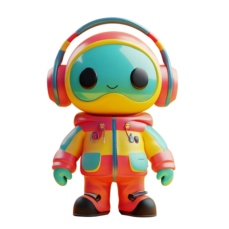 3D Cartoon Character V2 Vinyl Car Decal Sticker – Waterproof & UV-Resistant 8"