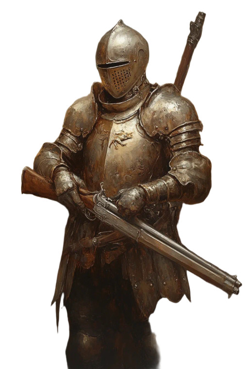 Victorian Knight Inquisitor Vinyl Car Decal Sticker – Waterproof & UV-Resistant 8"