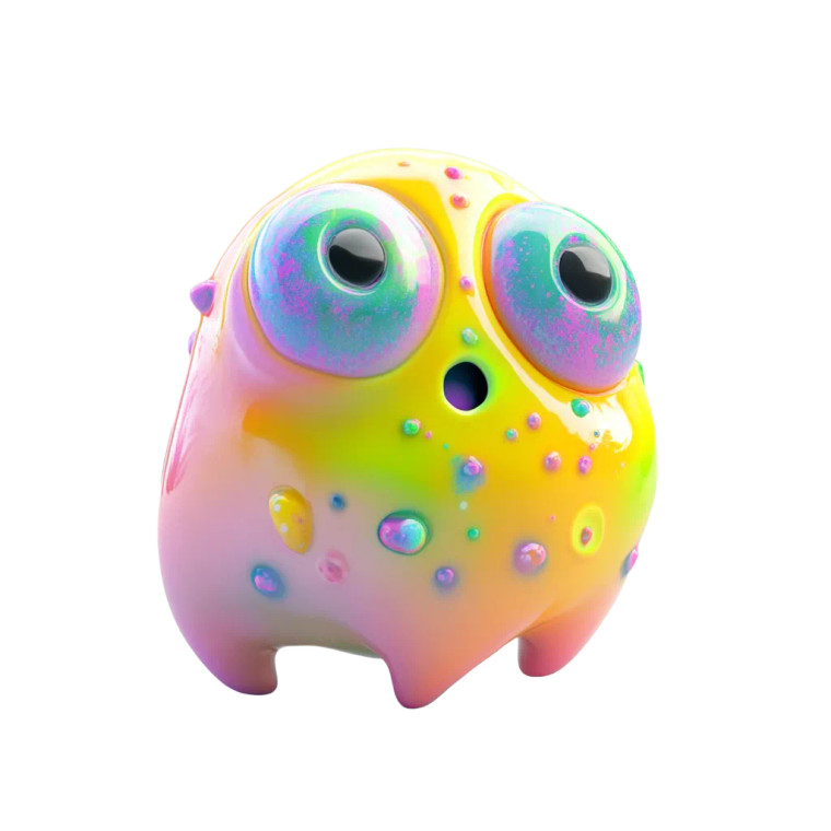 Blorbz The Blob Vinyl Car Decal Sticker – Waterproof & UV-Resistant 8"