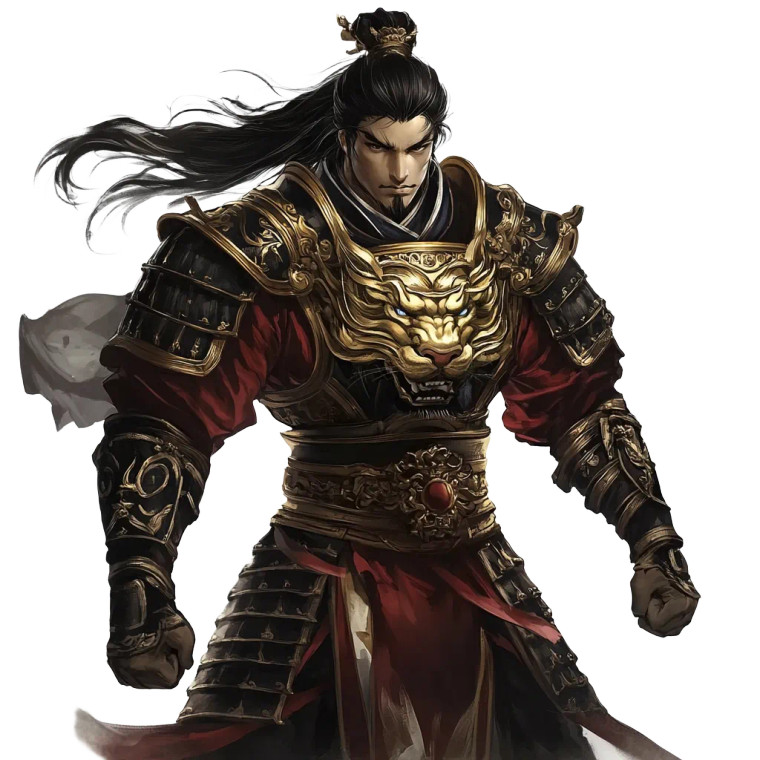 Golden Tiger Head Vinyl Car Decal Sticker – Waterproof & UV-Resistant 8"