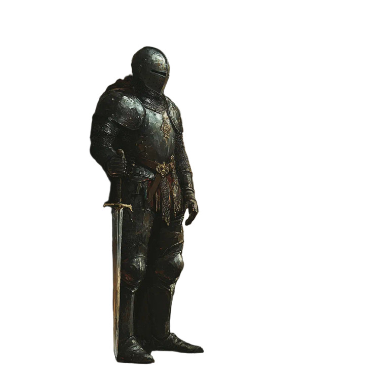 Armored Warrior V7 Vinyl Car Decal Sticker – Waterproof & UV-Resistant 8"