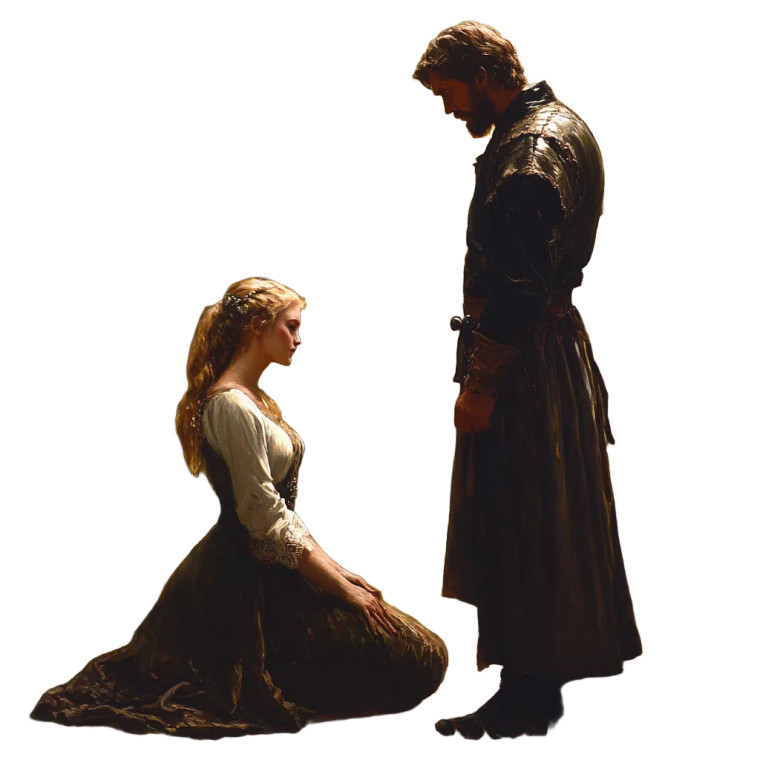 Kneeling Submission Vinyl Car Decal Sticker – Waterproof & UV-Resistant 8"