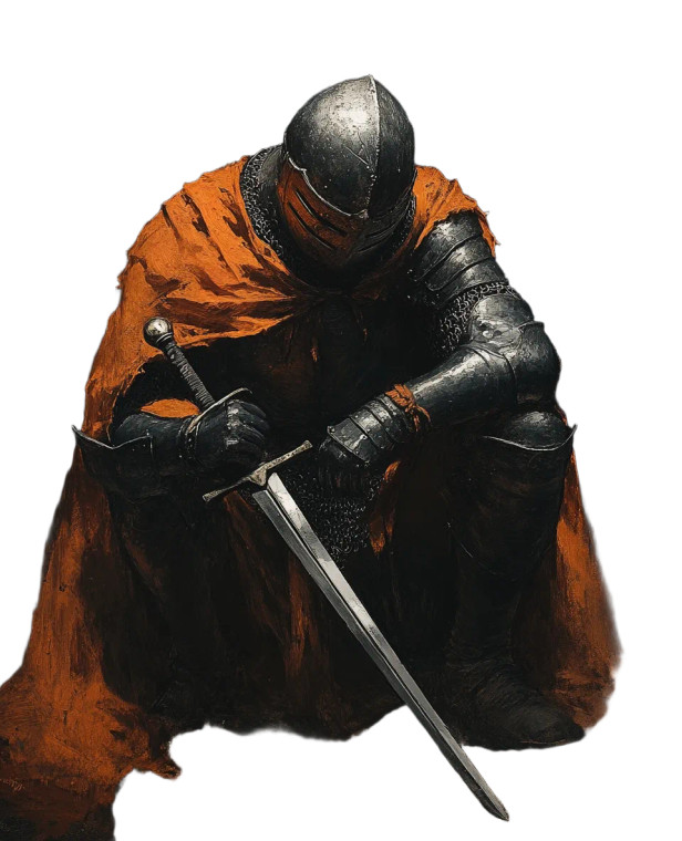 Black Knight Concept Vinyl Car Decal Sticker – Waterproof & UV-Resistant 8"