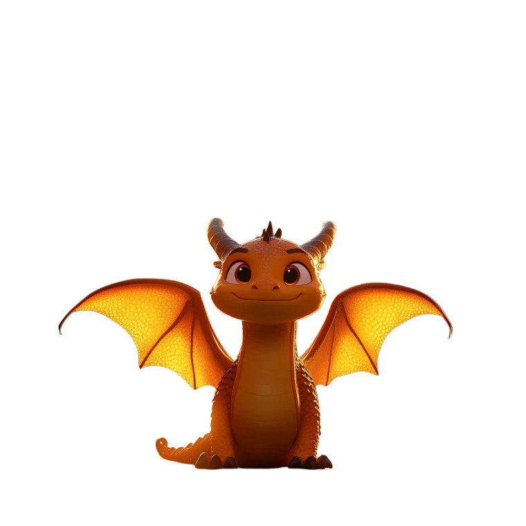 Chinese Cartoon Dragon Vinyl Car Decal Sticker – Waterproof & UV-Resistant 8"