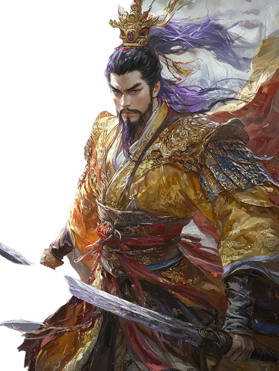 Sun Quan Emperor Vinyl Car Decal Sticker – Waterproof & UV-Resistant 8"