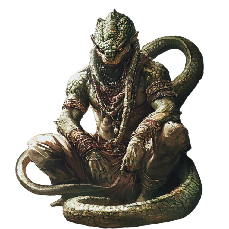 Naga Fantasy Race Vinyl Car Decal Sticker – Waterproof & UV-Resistant 8"