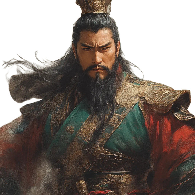 Guan Yu V3 Vinyl Car Decal Sticker – Waterproof & UV-Resistant 8"