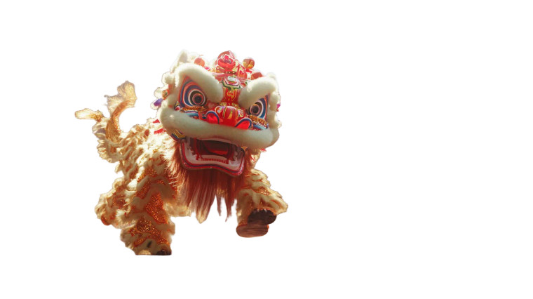 Chinese Dragon Dance V2 Vinyl Car Decal Sticker – Waterproof & UV-Resistant 8"