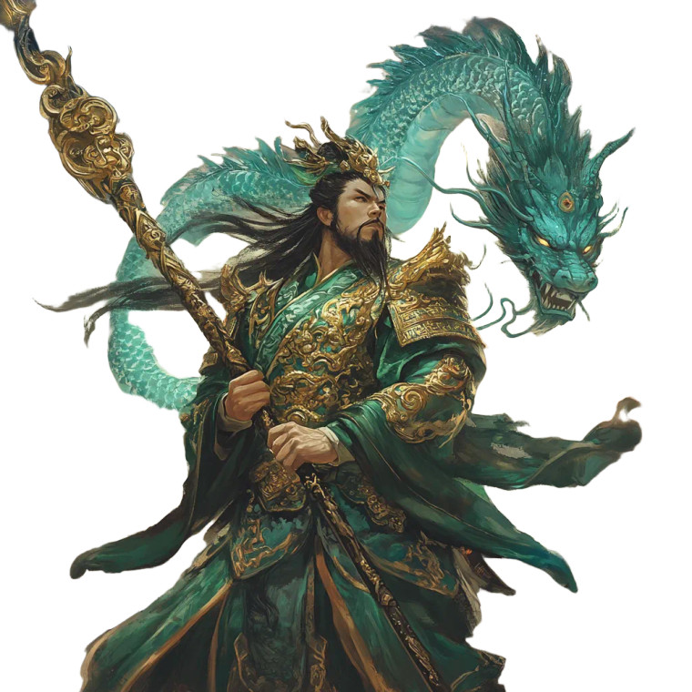 Guan Yu Warrior Vinyl Car Decal Sticker – Waterproof & UV-Resistant 8"