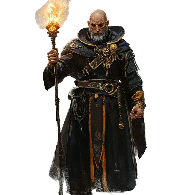 Fantasy Mercenary Archmage Vinyl Car Decal Sticker – Waterproof & UV-Resistant 8"