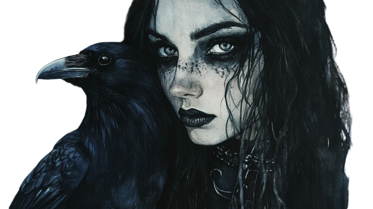 The Morrigan V2 Vinyl Car Decal Sticker – Waterproof & UV-Resistant 8"