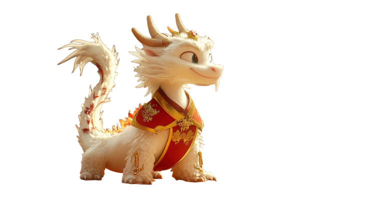 Cute Dragon V3 Vinyl Car Decal Sticker – Waterproof & UV-Resistant 8"