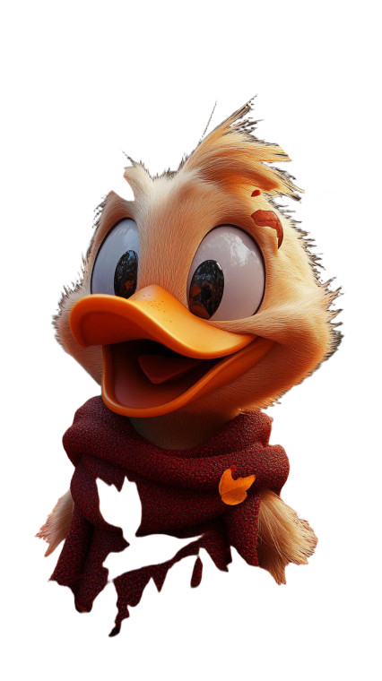 Donald Wallpaper Vinyl Car Decal Sticker – Waterproof & UV-Resistant 8"