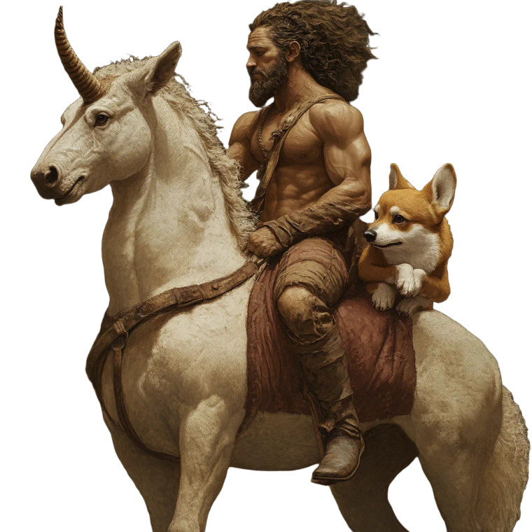 Corgi Centaur Vinyl Car Decal Sticker – Waterproof & UV-Resistant 8"