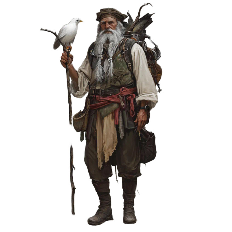 Mystical Adventurer Vinyl Car Decal Sticker – Waterproof & UV-Resistant 8"