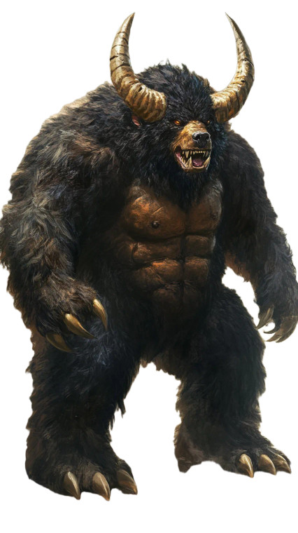 Bear-Tyrannosaurus Fusion Vinyl Car Decal Sticker – Waterproof & UV-Resistant 8"