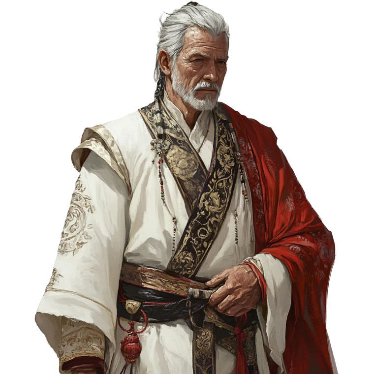 Elderly D&D Character Vinyl Car Decal Sticker – Waterproof & UV-Resistant 8"