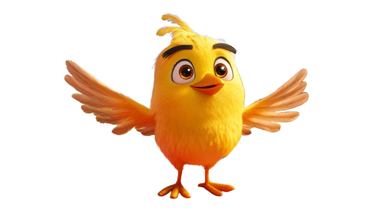 Pixar-Inspired 3D Birds Vinyl Car Decal Sticker – Waterproof & UV-Resistant 8"