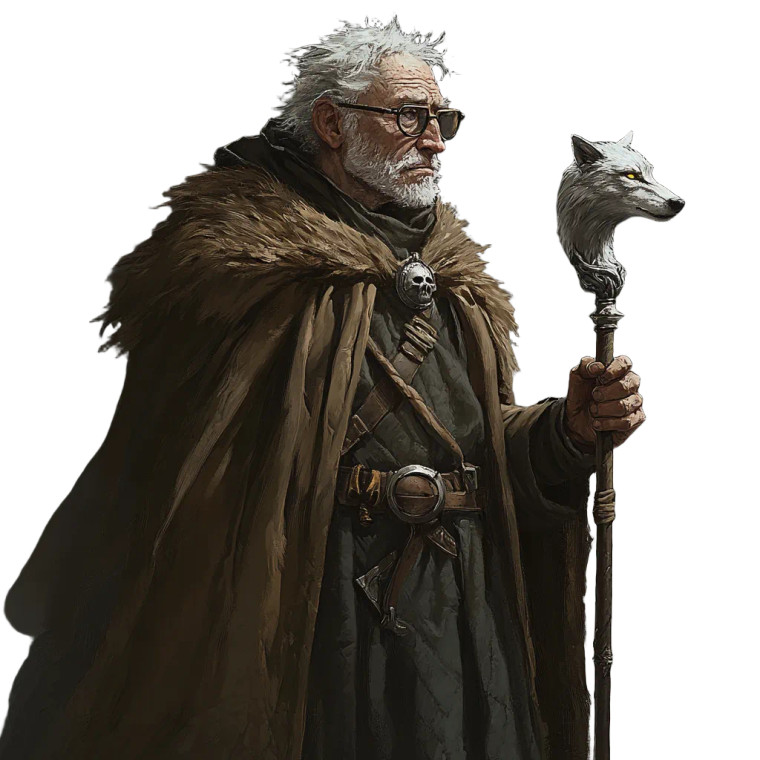 Frail Cloaked Scholar Vinyl Car Decal Sticker – Waterproof & UV-Resistant 8"