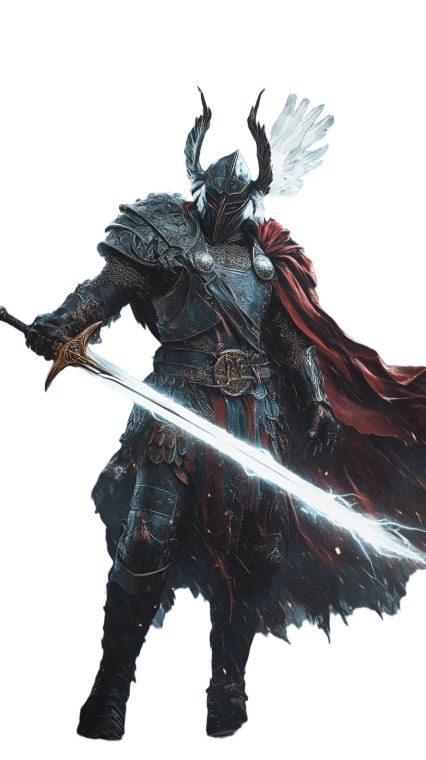 Mythical Eagle Warrior Vinyl Car Decal Sticker – Waterproof & UV-Resistant 8"