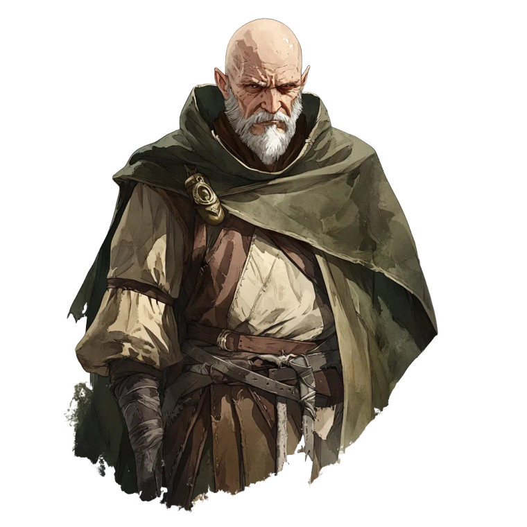 Halfling Ship Captain Vinyl Car Decal Sticker – Waterproof & UV-Resistant 8"