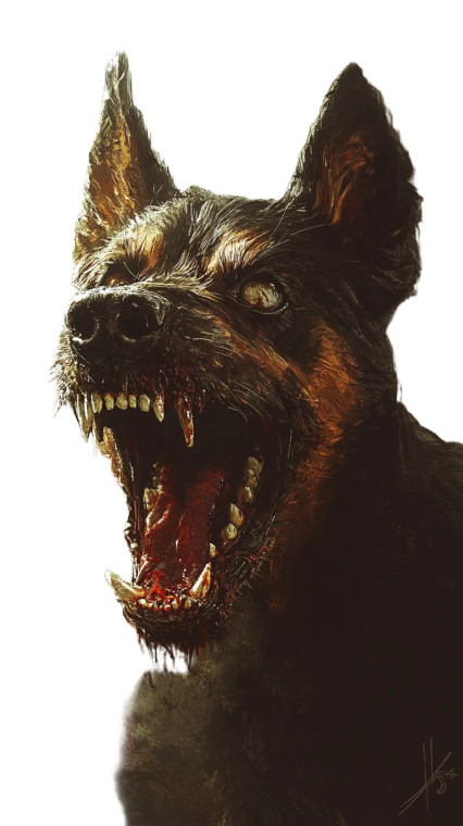 Dog Zombies Vinyl Car Decal Sticker – Waterproof & UV-Resistant 8"