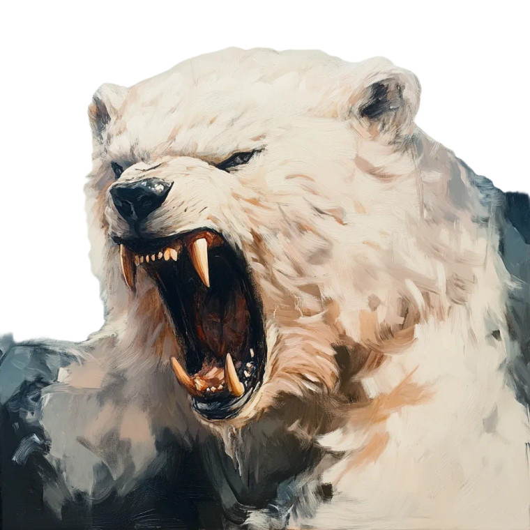 Wild Beast Vinyl Car Decal Sticker – Waterproof & UV-Resistant 8"