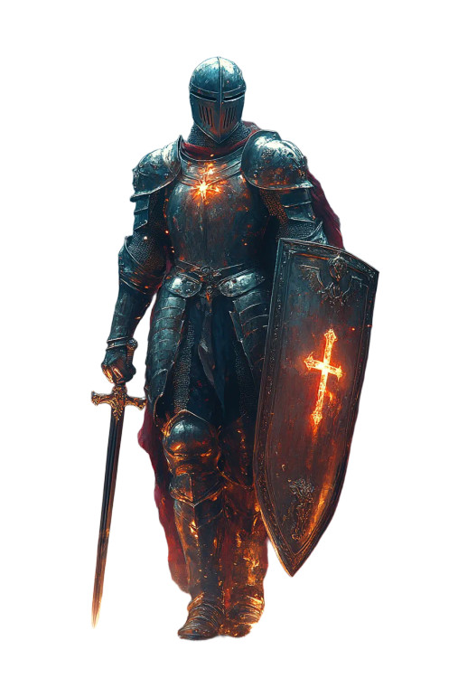 Paladin Prince Vinyl Car Decal Sticker – Waterproof & UV-Resistant 8"