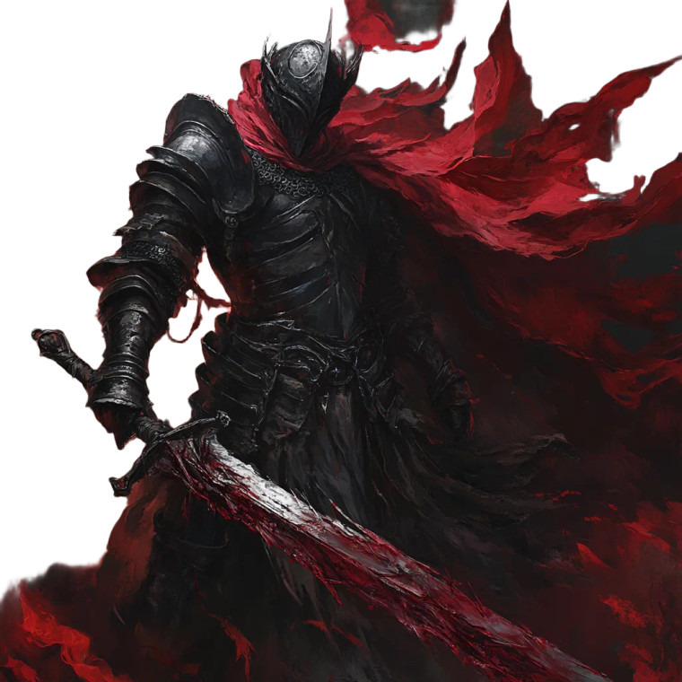 Eldritch Dark Knight Vinyl Car Decal Sticker – Waterproof & UV-Resistant 8"