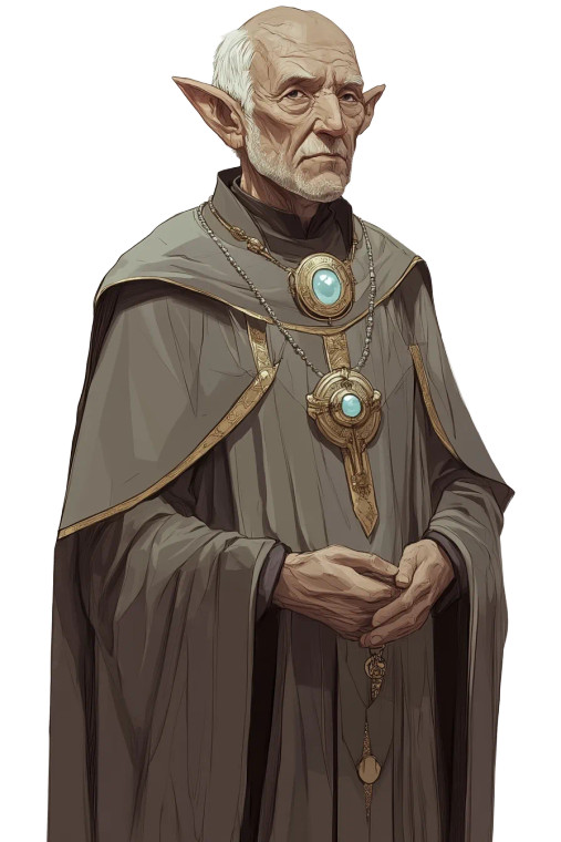 Elderly Elf Wizard V2 Vinyl Car Decal Sticker – Waterproof & UV-Resistant 8"