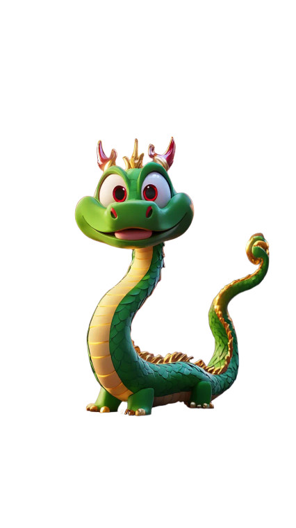 Dragon-Snake Character Vinyl Car Decal Sticker – Waterproof & UV-Resistant 8"