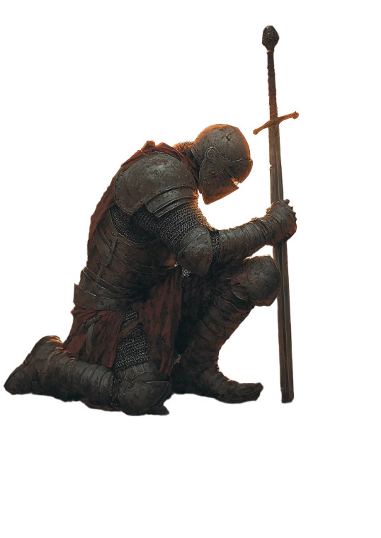 Victorious Knight V3 Vinyl Car Decal Sticker – Waterproof & UV-Resistant 8"