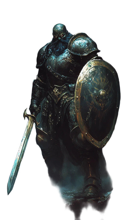 Dwarf Echo Knight Vinyl Car Decal Sticker – Waterproof & UV-Resistant 8"