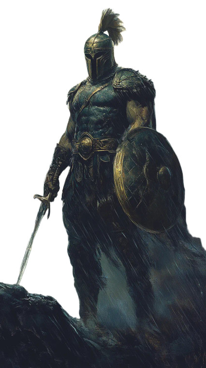 Fearless Storm Warrior Vinyl Car Decal Sticker – Waterproof & UV-Resistant 8"