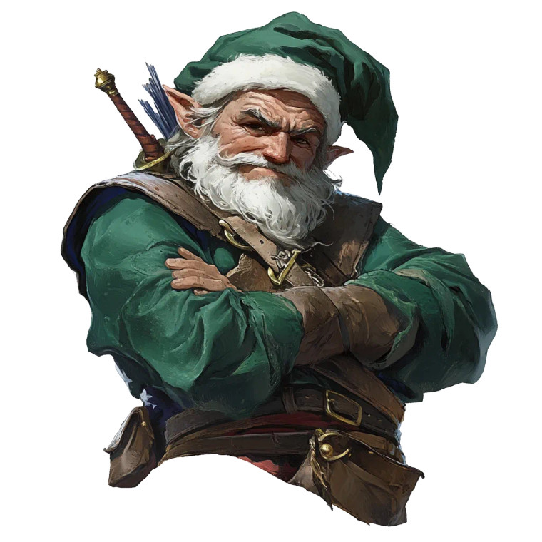 Medieval Elf Vinyl Car Decal Sticker – Waterproof & UV-Resistant 8"