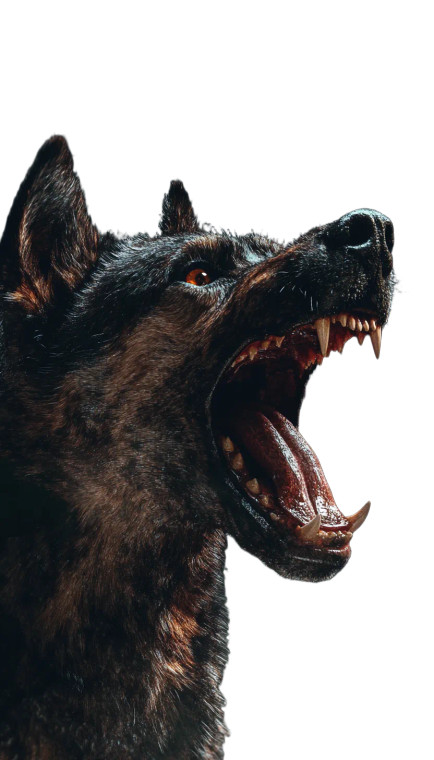 Aggressive Doberman Vinyl Car Decal Sticker – Waterproof & UV-Resistant 8"