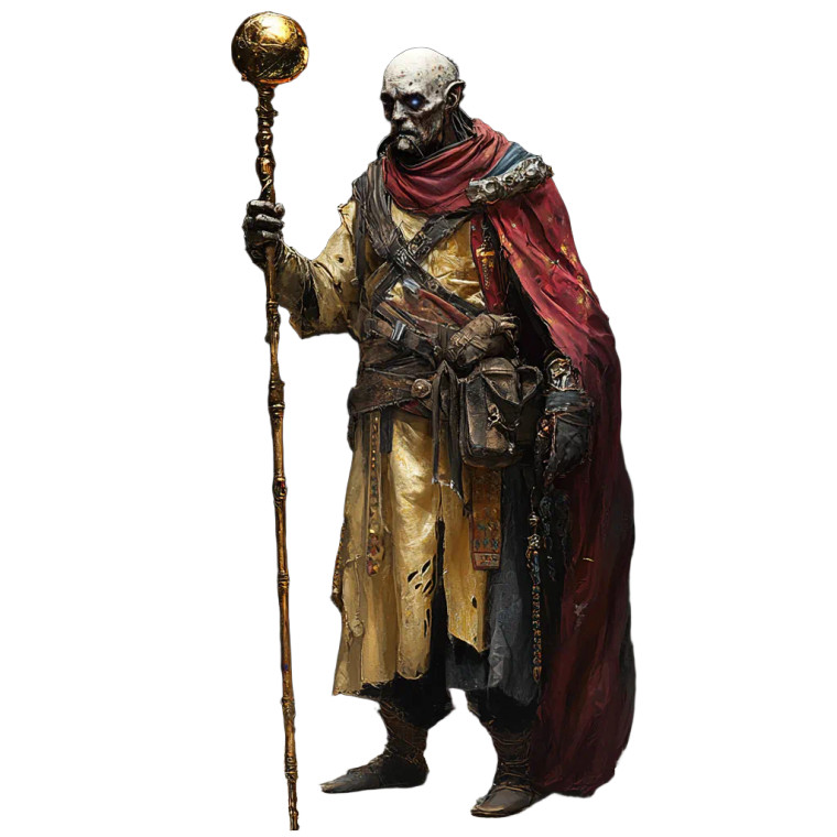 Medieval Space Wizard Vinyl Car Decal Sticker – Waterproof & UV-Resistant 8"
