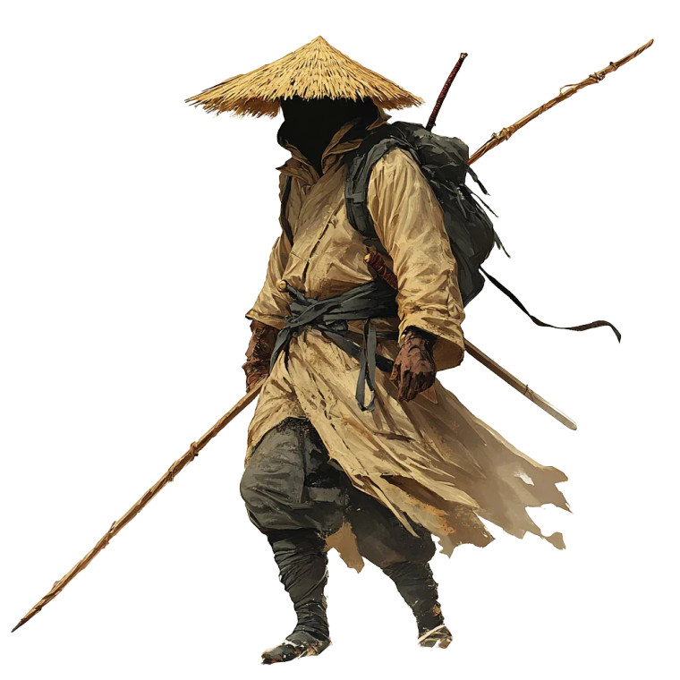 Ancient Swordsman V2 Vinyl Car Decal Sticker – Waterproof & UV-Resistant 8"
