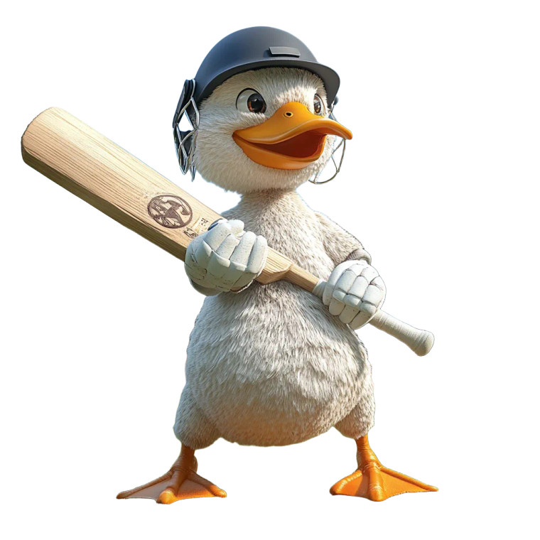 Cricket Duck Vinyl Car Decal Sticker – Waterproof & UV-Resistant 8"